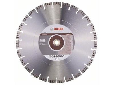 Bosch Diamanttrennscheibe Best for Abrasive 400 x 20,00 + 25,40 x 3,2 x 12 mm