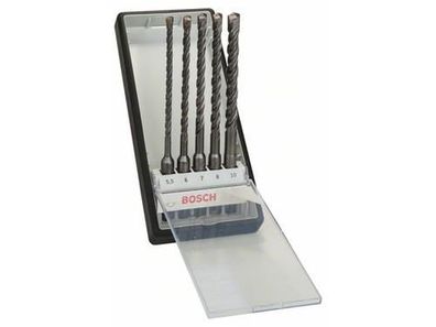 Bosch 5tlg. Robust Line Hammerbohrer-Set SDS-plus-5 Ø 5,5,6,7,8,10 x 165mm