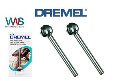 DREMEL114 2x Hochgeschwindigkeits HSS Fräsmesser 7,8mm Neu und OVP!!!