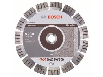 Bosch Diamanttrennscheibe Best for Abrasive 230 x 22,23 x 2,4 x 15 mm