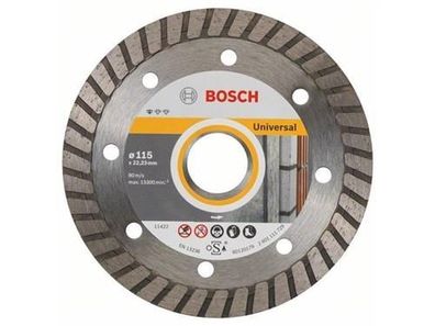 Bosch Diamanttrennscheibe Standard for Universal Turbo 115 x 22,23 x 2 x 10 mm