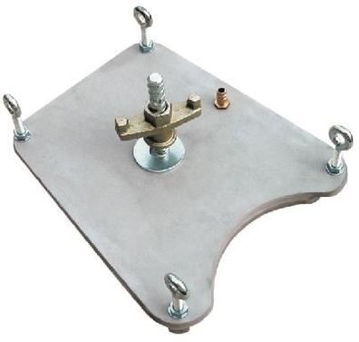 Eibenstock Vakuumplatte für Dübelfuß mit Dichtring, 340 x 290 mm, max. Bohr Ø 162 mm