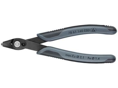 Knipex Electronic Super Knips® XL ESD brüniert mit Mehrkomponenten-Hüllen 140 mm