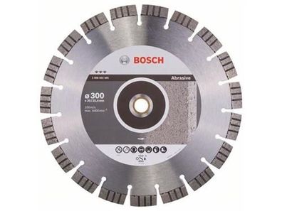 Bosch Diamanttrennscheibe Best for Abrasive 300 x 20,00 + 25,40 x 2,8 x 15 mm