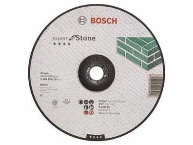 Bosch Trennscheibe gekröpft Expert for Stone C 24 R BF, 230 mm, 3,0 mm