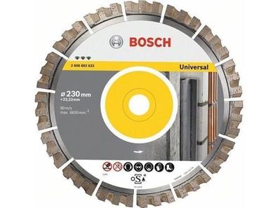 Bosch Diamanttrennscheibe Best for Universal 400 x 20/25,40 x 3,3 x 15 mm