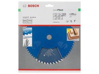Bosch Kreissägeblatt Expert for Wood 190 x 30 x 2,6 mm, 48