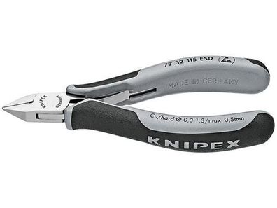 Knipex Elektronik-Seitenschneider ESD mit Mehrkomponenten-Hüllen 115 mm
