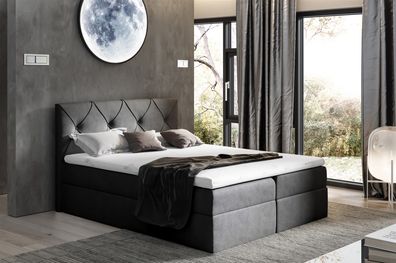 Boxspringbett Schlafzimmerbett LEWIS 120x220cm in div. Farbvarianten