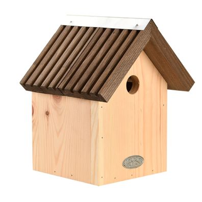 Esschert Design Nist Kasten Blaumeisen Kasten Holz Vogel Haus Metall Nest Garten