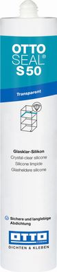 Ottoseal® S50 310ml Das Glasklar-Silikon Für innen und außen UV-Beständig