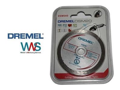 DREMEL DSM20 Diamant Trennscheibe 77mm x 11,1 für Fliesen, Keramik usw NEU!!!