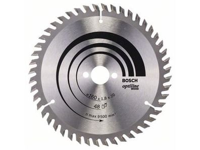 Bosch Kreissägeblatt Optiline Wood 160 x 20/16 x 1,8 mm, 48