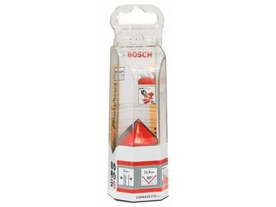 Bosch V-Nutfräser 8 mm, D 31,8 mm, L 19 mm, G 51 mm, 90°