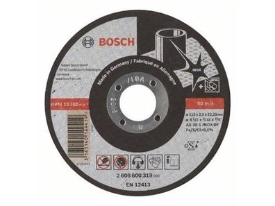 Bosch Trennscheibe gerade Expert for Inox AS 30 S INOX BF, 115 mm, 2,5 mm