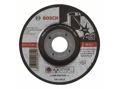 Bosch Schruppscheibe gekröpft Expert for Inox AS 30 S INOX BF, 115 mm, 6,0 mm