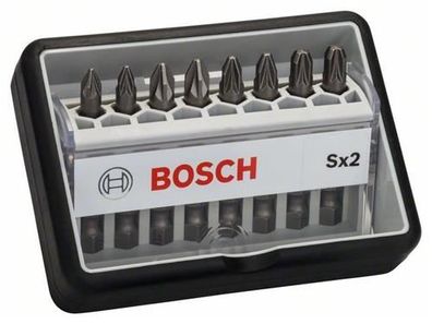 Bosch 8tlg. Robust Line Schrauberbit-Set Sx Extra-Hart