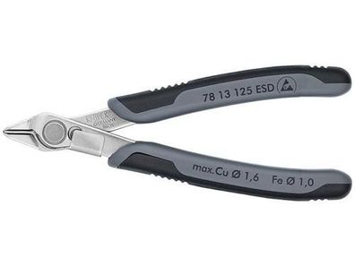Knipex Electronic Super Knips® ESD mit Mehrkomponenten-Hüllen 125 mm