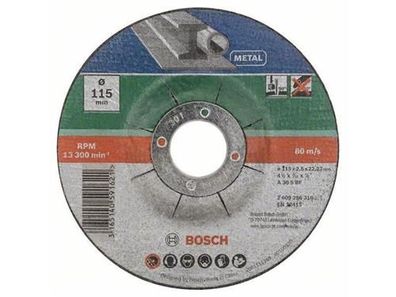 Bosch 5tlg. Trennscheiben-Set gekröpft für Metall