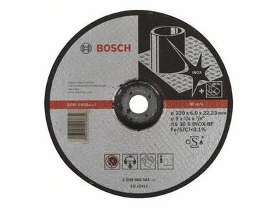 Bosch Schruppscheibe gekröpft Expert for Inox AS 30 S INOX BF, 230 mm, 6,0 mm