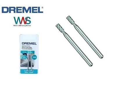 DREMEL 194 2x Hochgeschwindigkeits-Fräsmesser 3,2 mm NEU und OVP!!!