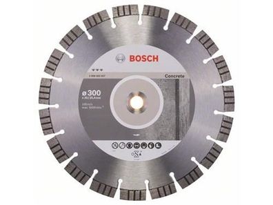 Bosch Diamanttrennscheibe Best for Concrete 300 x 20,00 + 25,40 x 2,8 x 15 mm