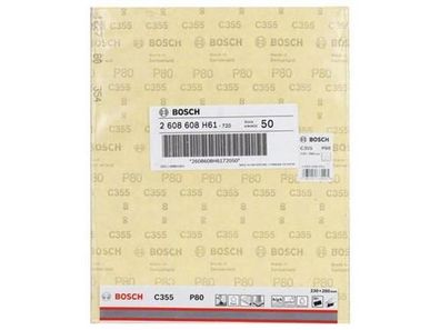 Bosch Schleifblatt C355 230 x 280 mm, 80