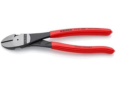 Knipex Kraft-Seitenschneider schwarz atramentiert mit Kunststoff überzogen 200 mm