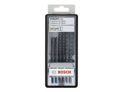 Bosch 6tlg. Robust Line Stichsägeblatt-Set Progressor T-Schaft