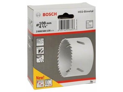 Bosch Lochsäge HSS-Bimetall für Standardadapter 108 mm, 4 1/4"