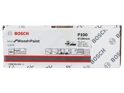 Bosch Schleifblatt C470, 50er-Pack 150 mm, 100