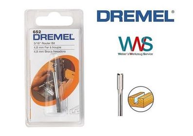 DREMEL 652 Nut Fräser 4,8mm für Holz und andere Weichmaterialien Neu und OVP!!!