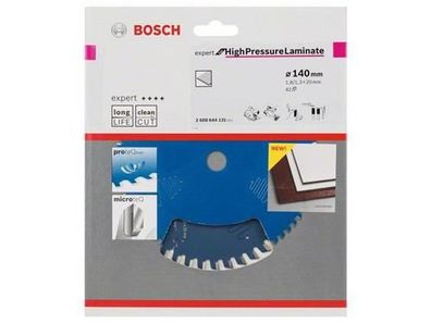 Bosch Kreissägeblatt Expert for High Pressure Laminate 140 x 20 x 1,8 mm, 42