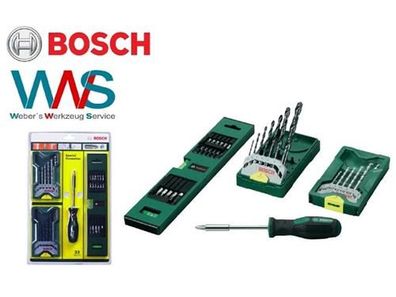 Bosch 33-teiliges Bohrer und Bit Set mit Wasserwaage und Handschraubendreher Neu
