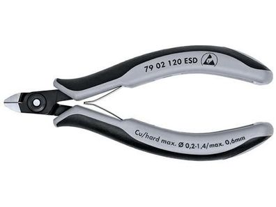 Knipex Präzisions-Elektronik-Seitenschneider ESD brüniert 120 mm