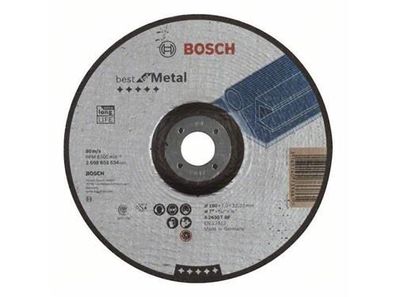 Bosch Schruppscheibe gekröpft Best for Metal A 2430 T BF, 180 mm, 7,0 mm