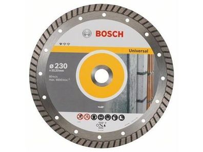 Bosch Diamanttrennscheibe Standard for Universal Turbo 230 x 22,23 x 2,5 x 10 mm