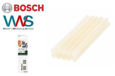 BOSCH 10x Heißklebesticks 7mm Schmelzkleber Spezial für Plastik 60g für PKP