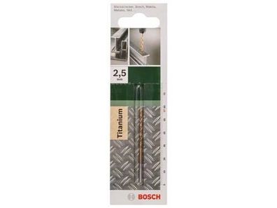 Bosch Metallbohrer HSS-TiN, DIN 338