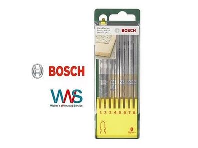Bosch 8tlg. Stichsägeblatt Set für Holz und Metall für PST Stichsäge