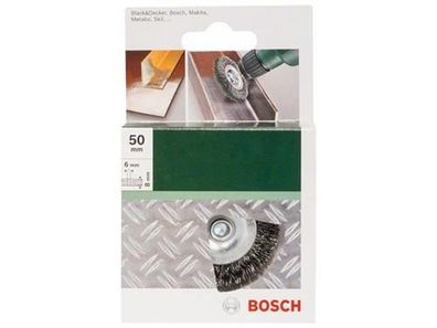 Bosch Scheibenbürsten für Bohrmaschinen – Gewellter Draht, 50 mm