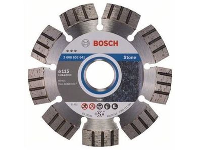 Bosch Diamanttrennscheibe Best for Stone 115 x 22,23 x 2,2 x 12 mm