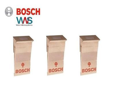 Bosch 3x Staubbeutel für PEX GEX PSS GSS PBS PSF GUF Maschinen