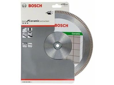 Bosch Diamanttrennscheibe Best for Ceramic Extra-Clean Turbo 230 x 25,40 x 1,8 x 7 mm