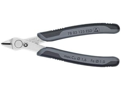 Knipex Electronic Super Knips® ESD mit Mehrkomponenten-Hüllen 125 mm