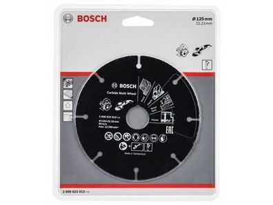 Bosch Trennscheibe Hartmetall Multi Wheel 125 mm; 1 mm; 22,23 mm