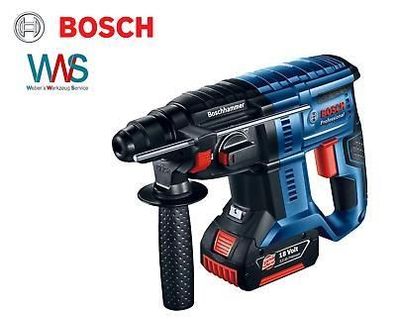 Bosch Akku Bohrhammer GBH 18V-20 Professional + 2x 5,0Ah-Akku + Koffer