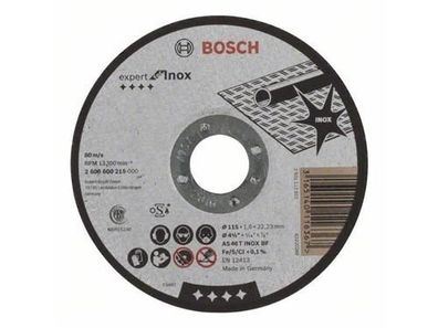 Bosch Trennscheibe gerade Expert for Inox AS 46 T INOX BF, 115 mm, 1,6 mm