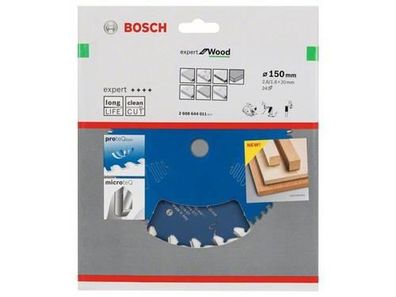 Bosch Kreissägeblatt Expert for Wood 150 x 20 x 2,6 mm, 24