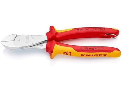 Knipex Kraft-Seitenschneider verchromt 200 mm